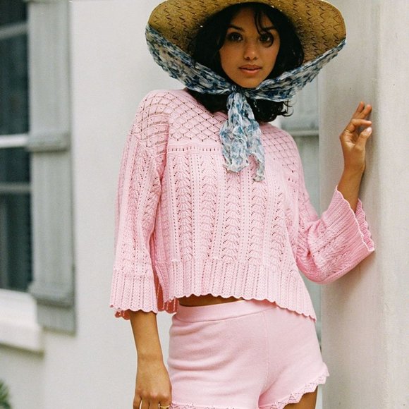 ARNHEM Organic Cotton Pink Gardenia Jumper Sweater - Picture 10 of 15